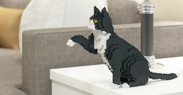 Un chat en lego